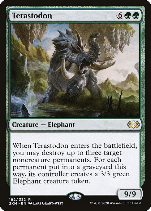 Terastodon - Double Masters Rare Card