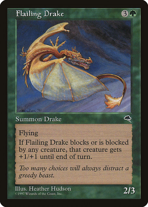 Flailing Drake - Tempest Uncommon Card