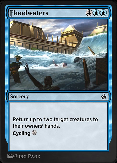 Floodwaters - Amonkhet Remastered Common Card
