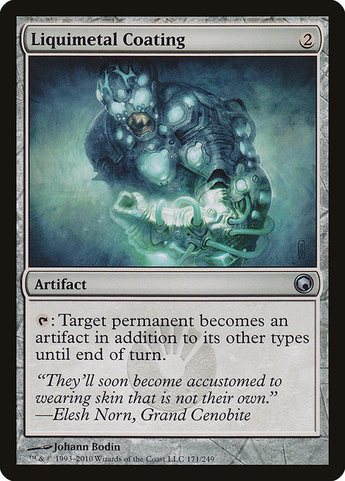Liquimetal Coating - Scars of Mirrodin Uncommon Card