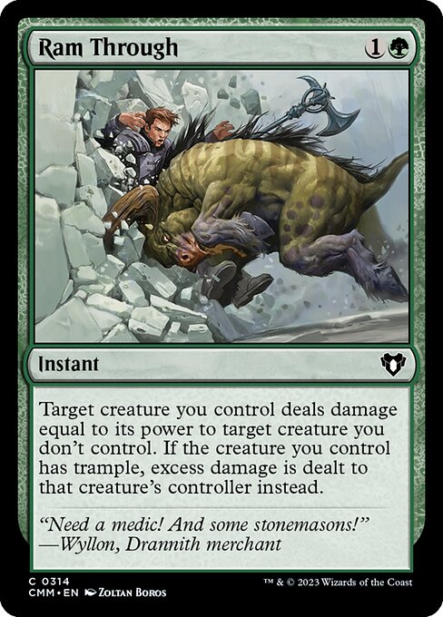 Ram Through - Commander Masters Common Card