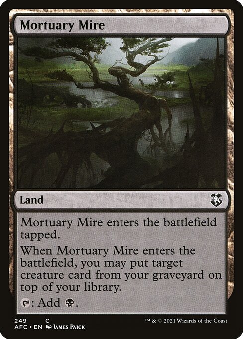 Mortuary Mire - Forgotten Realms Commander Common Card