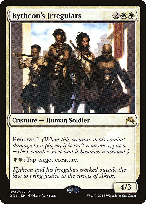Kytheon's Irregulars - Magic Origins Rare Card