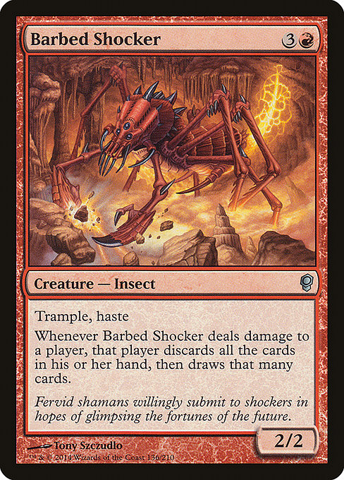 Barbed Shocker - Conspiracy Uncommon Card