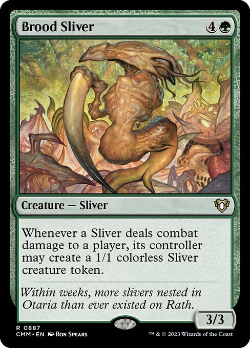 Brood Sliver - Commander Masters Rare Card
