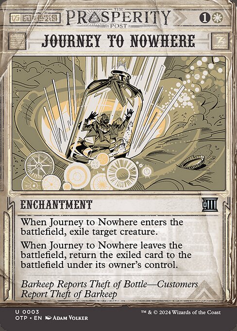 Journey to Nowhere - Breaking News Uncommon Card