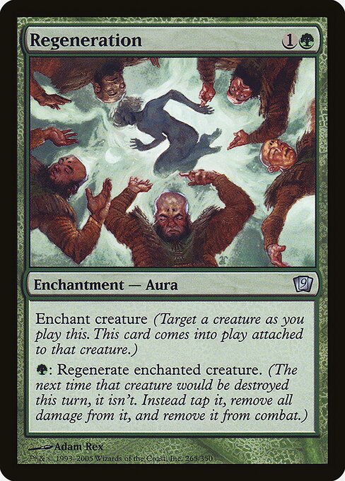 Regeneration - Ninth Edition Uncommon Card