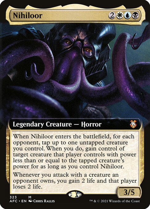 Nihiloor - Forgotten Realms Commander Mythic Card