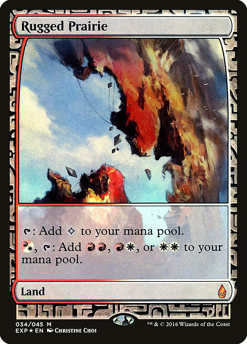 Rugged Prairie - Zendikar Expeditions Mythic Card