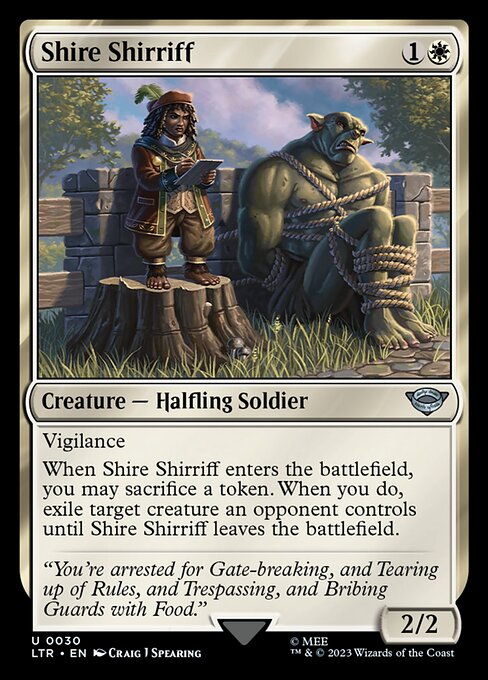 Shire Shirriff - The Lord of the Rings: Tales of Middle-earth Uncommon Card