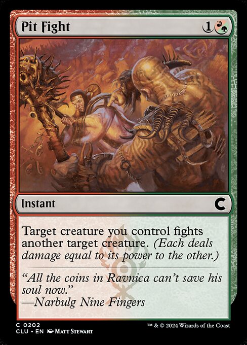 Pit Fight - Ravnica: Clue Edition Common Card