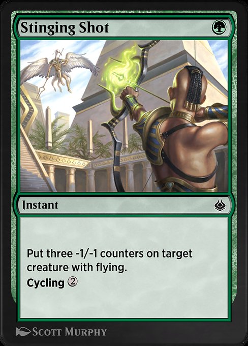 Stinging Shot - Amonkhet Remastered Common Card