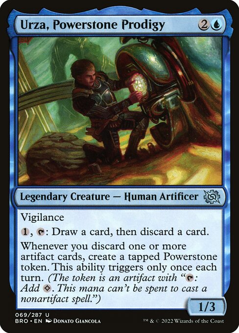 Urza, Powerstone Prodigy - The Brothers' War Uncommon Card