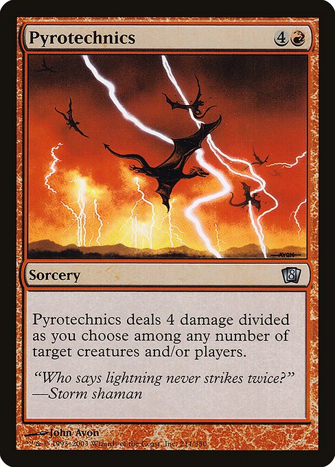 Pyrotechnics - Eighth Edition Uncommon Card