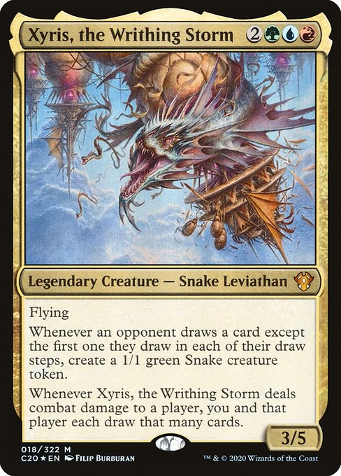 Xyris, the Writhing Storm - Commander 2020 Mythic Card