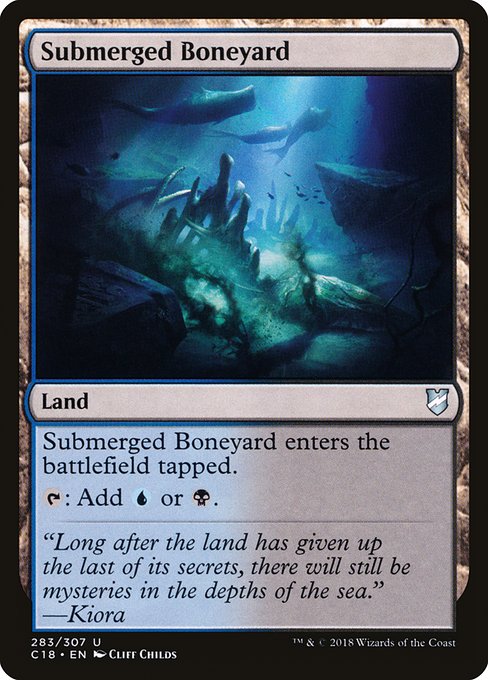 Submerged Boneyard - Commander 2018 Uncommon Card
