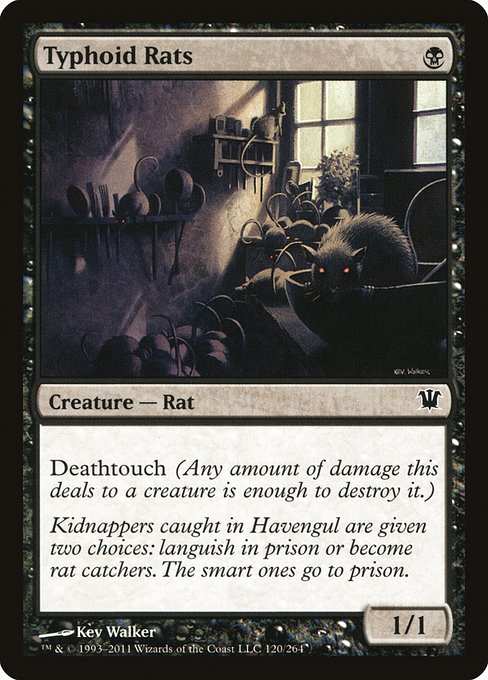 Typhoid Rats - Innistrad Common Card