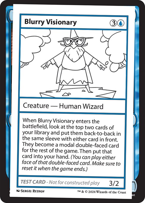 Blurry Visionary - Mystery Booster 2 Rare Card