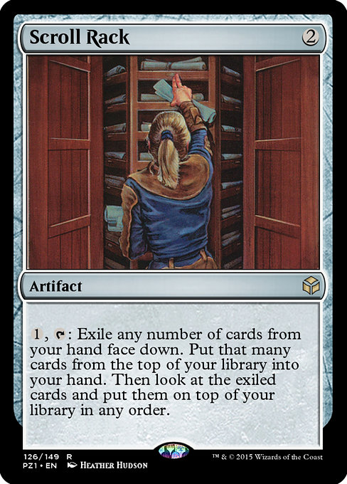 Scroll Rack - Legendary Cube Prize Pack Rare Card