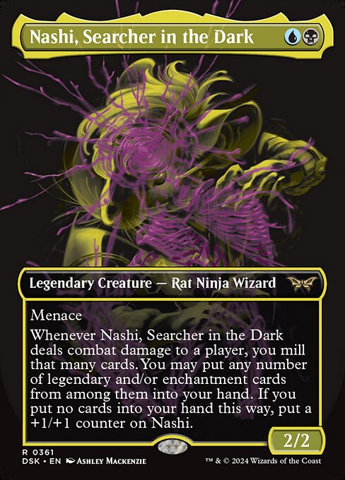 Nashi, Searcher in the Dark - Duskmourn: House of Horror Rare Card