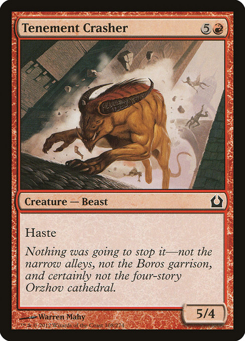Tenement Crasher - Return to Ravnica Common Card