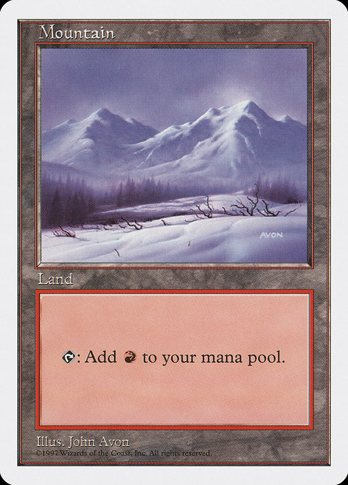 Mountain - Fifth Edition Common Card