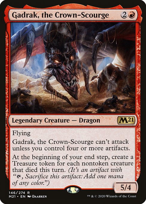 Gadrak, the Crown-Scourge - Core Set 2021 Rare Card
