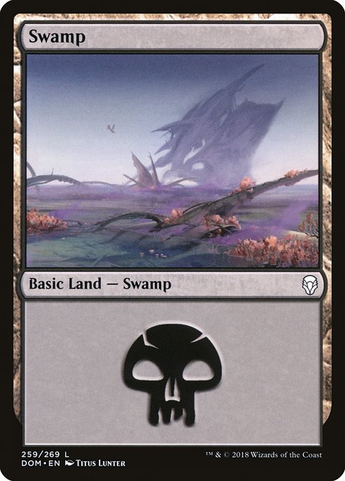 Swamp - Dominaria Common Card