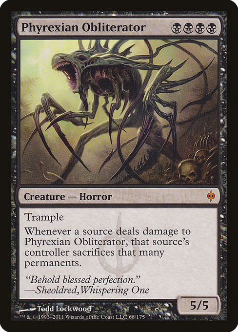 Phyrexian Obliterator - New Phyrexia Mythic Card