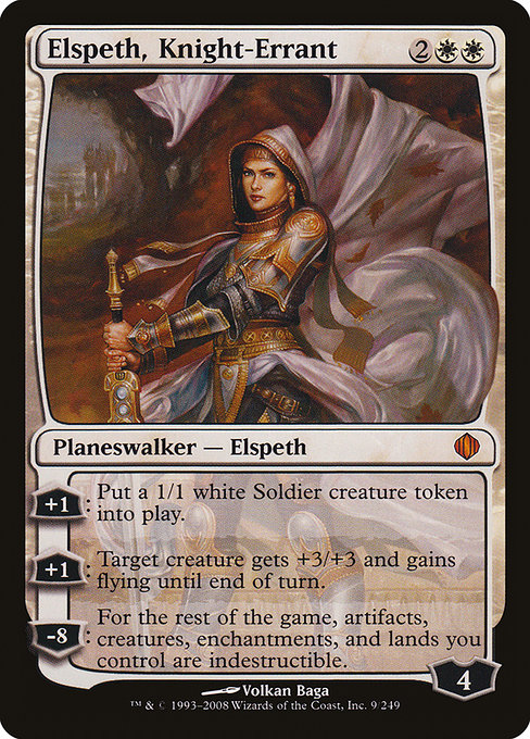 Elspeth, Knight-Errant - Shards of Alara Mythic Card