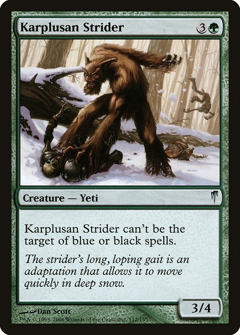 Karplusan Strider - Coldsnap Uncommon Card