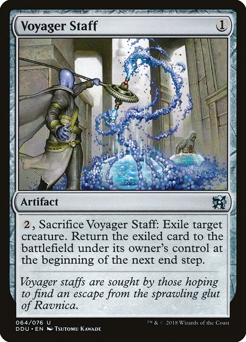 Voyager Staff - Duel Decks: Elves vs. Inventors Uncommon Card