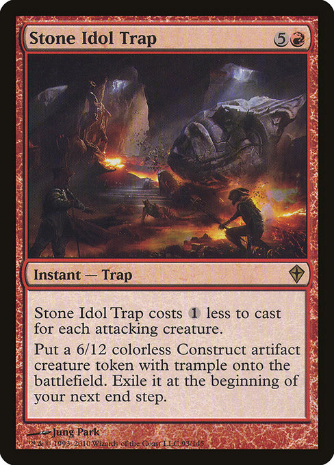 Stone Idol Trap - Worldwake Rare Card