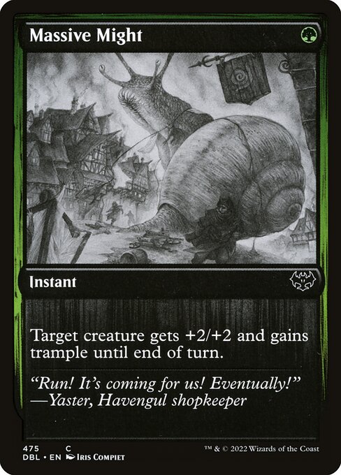 Massive Might - Innistrad: Double Feature Common Card