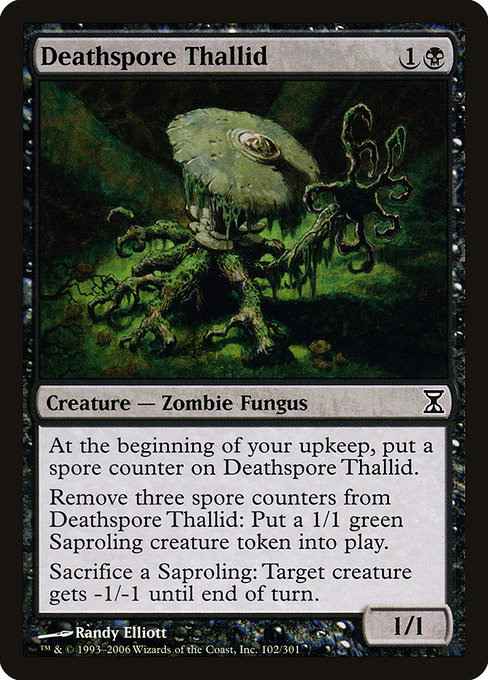 Deathspore Thallid - Time Spiral Common Card
