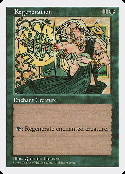 Regeneration - Fifth Edition Common Card