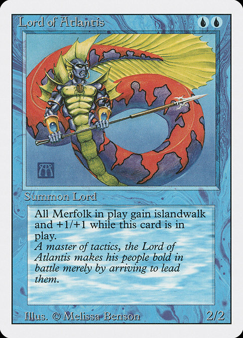 Lord of Atlantis - Revised Edition Rare Card