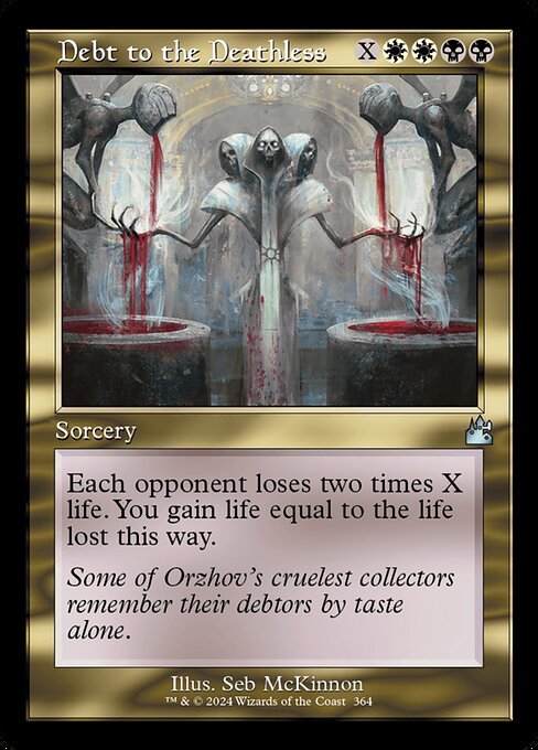 Debt to the Deathless - Ravnica Remastered Uncommon Card