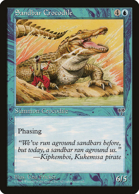 Sandbar Crocodile - Mirage Common Card