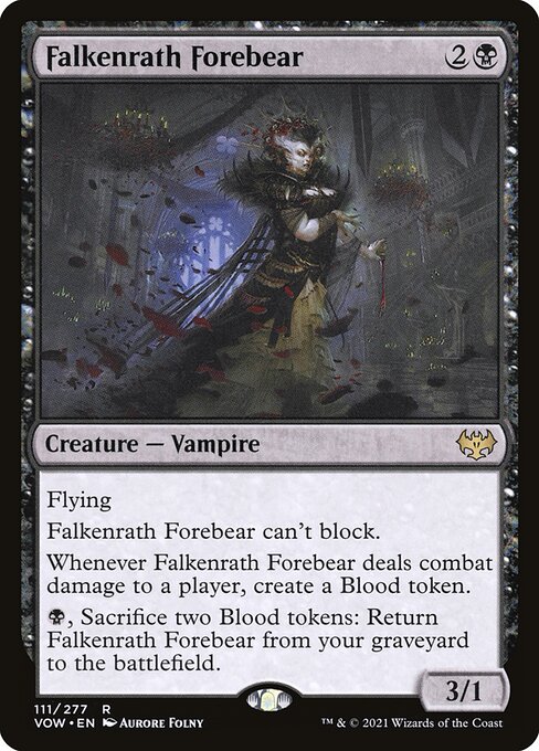 Falkenrath Forebear - Innistrad: Crimson Vow Rare Card