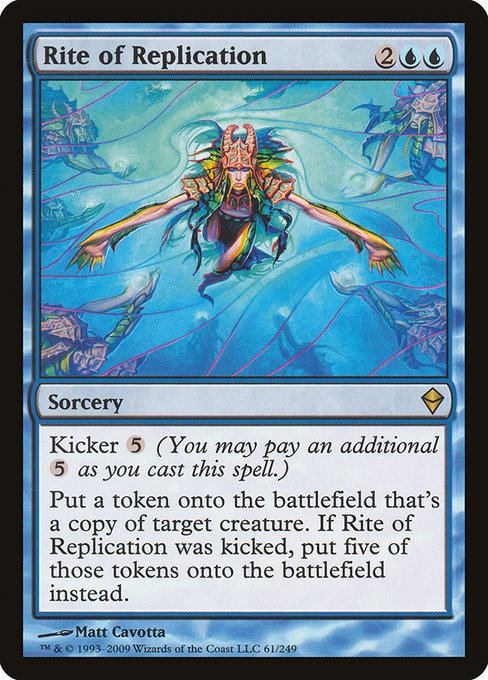 Rite of Replication - Zendikar Rare Card