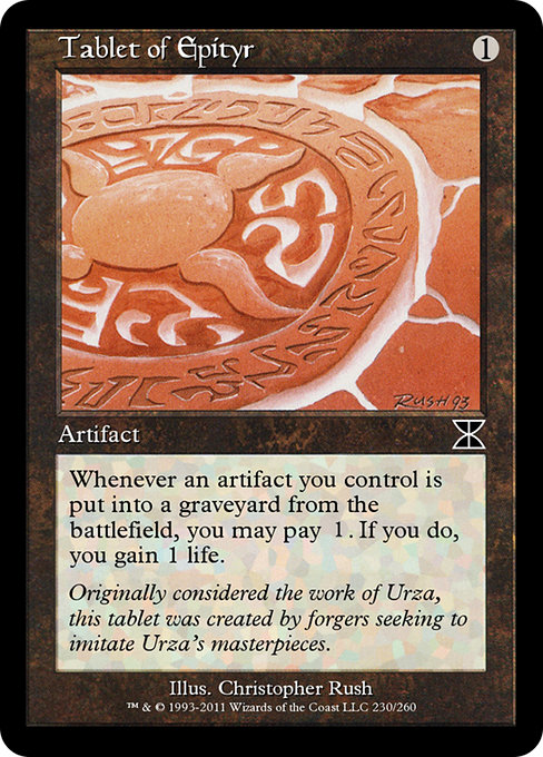 Tablet of Epityr - Masters Edition IV Common Card