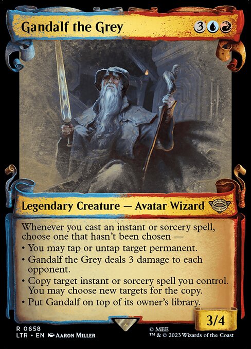 Gandalf the Grey - The Lord of the Rings: Tales of Middle-earth Rare Card