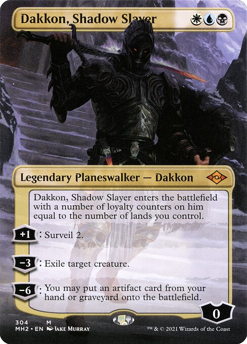 Dakkon, Shadow Slayer - Modern Horizons 2 Mythic Card