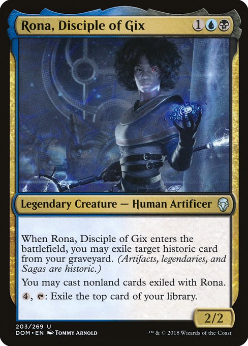 Rona, Disciple of Gix - Dominaria Uncommon Card