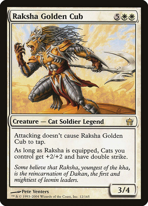 Raksha Golden Cub - Fifth Dawn Rare Card