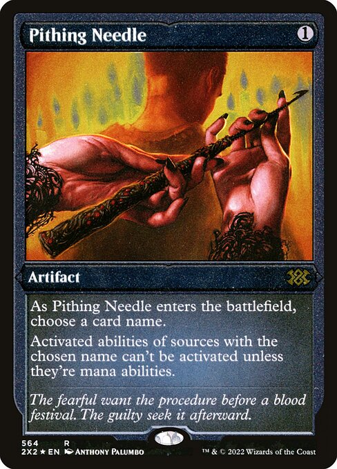 Pithing Needle - Double Masters 2022 Rare Card