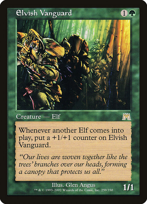 Elvish Vanguard - Onslaught Rare Card