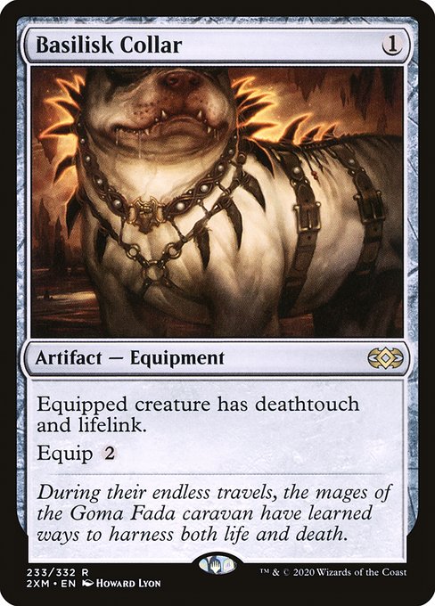 Basilisk Collar - Double Masters Rare Card