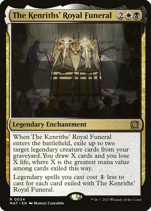 The Kenriths' Royal Funeral - March of the Machine: The Aftermath Rare Card